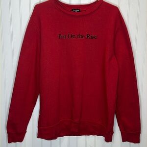 True Religion Red sweatshirt Size Large